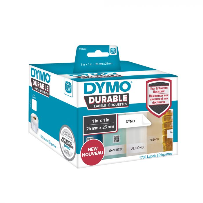 Etichette Dymo durable industrial 25 x 25 mm (850 x 2)